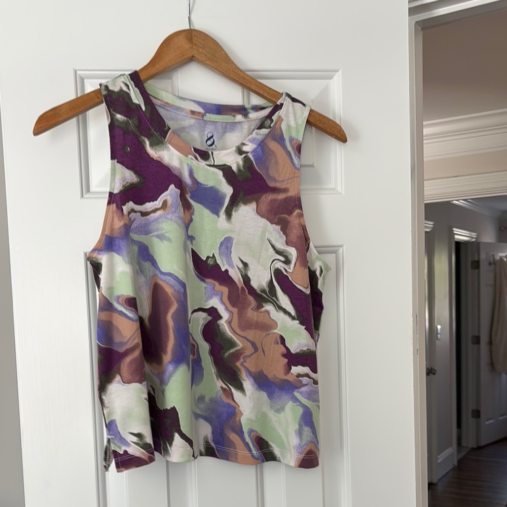 Colorful Abstract Women's Tank Top